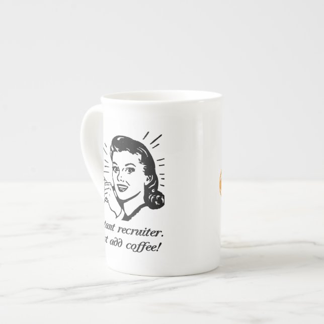 Instant Recruiter Bone China Mug (Front Left)