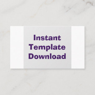 Instant Template Download Business Card