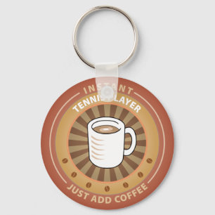 Instant Tennis Player Key Ring