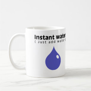 Instant water coffee mug