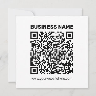 Instantly Create a QR code for Any Website Address Card