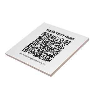 Instantly Create a QR code for Any Website Address Ceramic Tile