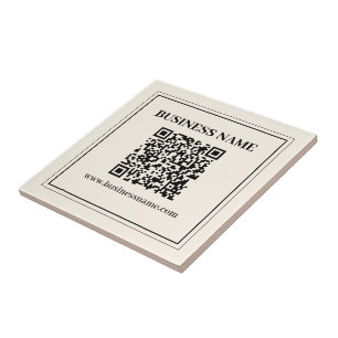 Instantly Create a Scannable QR code for Business Ceramic Tile