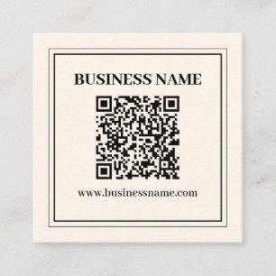 Instantly Create a Scannable QR code for Business Enclosure Card