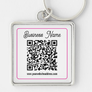 Instantly Create a Scannable QR code for Business Key Ring
