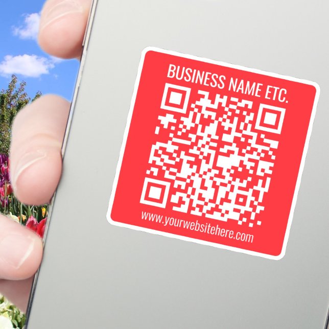 Instantly Create Your Own QR Code | Editable Red (Creator Uploaded)