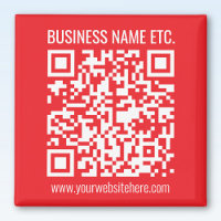 Instantly Create Your Own QR Code | Editable Red