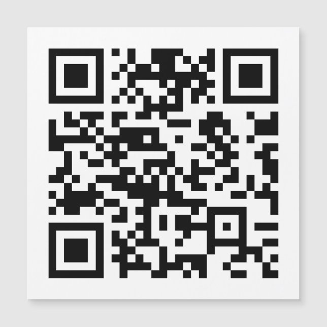Instantly Created QR Code (by entering your URL) (Front)