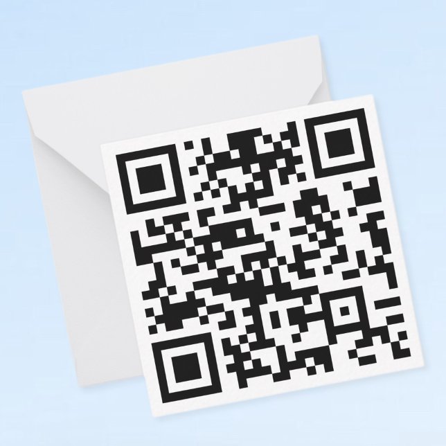Instantly Created QR Code (by entering your URL) Card (Creator Uploaded)