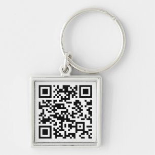 Instantly Created QR Code (by entering your URL) Key Ring