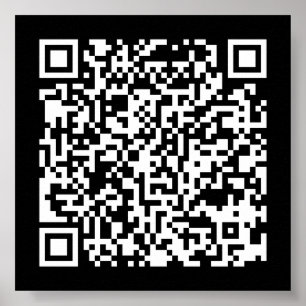 Instantly Created QR Code (by entering your URL) Poster