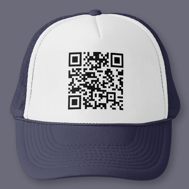 Instantly Created QR Code (by entering your URL) Trucker Hat (Creator Uploaded)