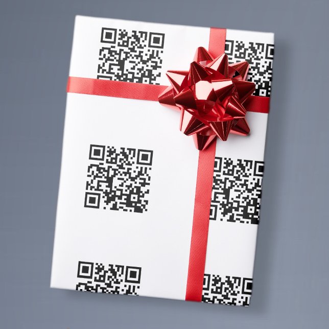 Instantly Make a QR Code w/Tiled Pattern Wrapping Paper (Creator Uploaded)
