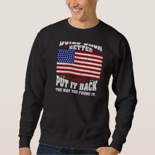 Instead Of Build Back Better How About Just Put (O Sweatshirt