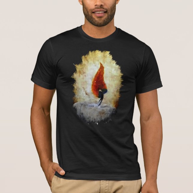 Instead of Cursing the Darkness Light a Candle T-Shirt (Front)
