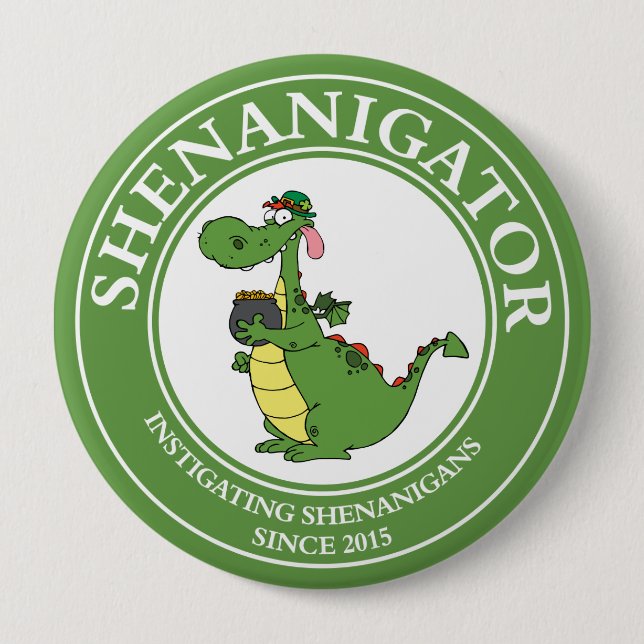 Instigating Shenanigans 2015 10 Cm Round Badge (Front)