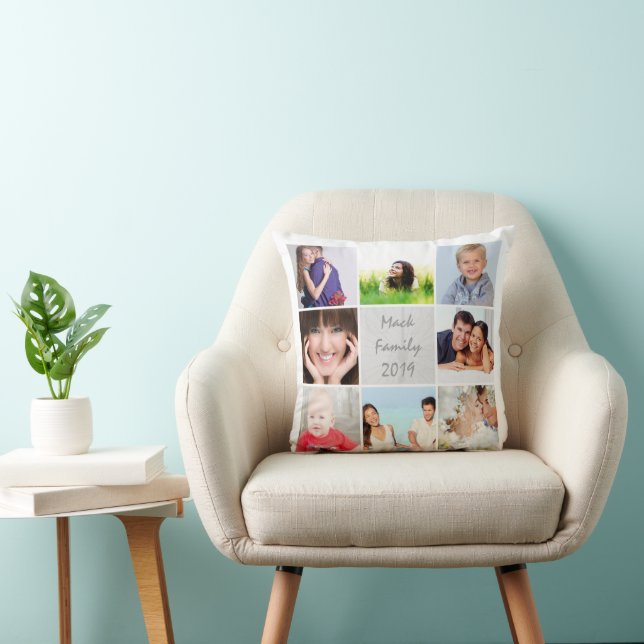 Instragram Modern Stylised Your Photos Cushion (Chair)