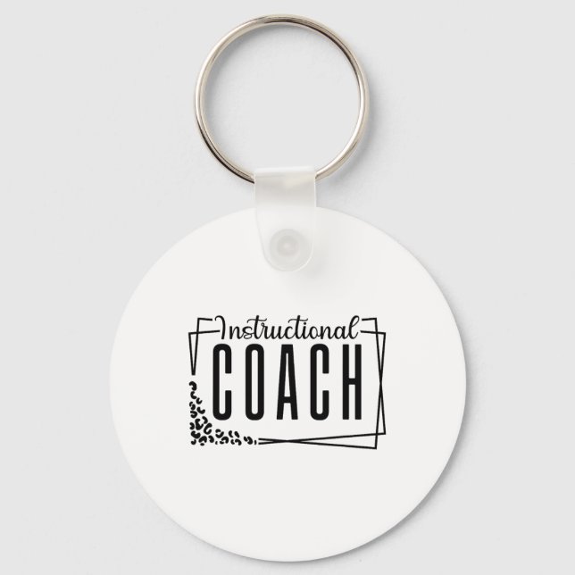 Instructional Coach Back To School Matching Group  Key Ring (Front)
