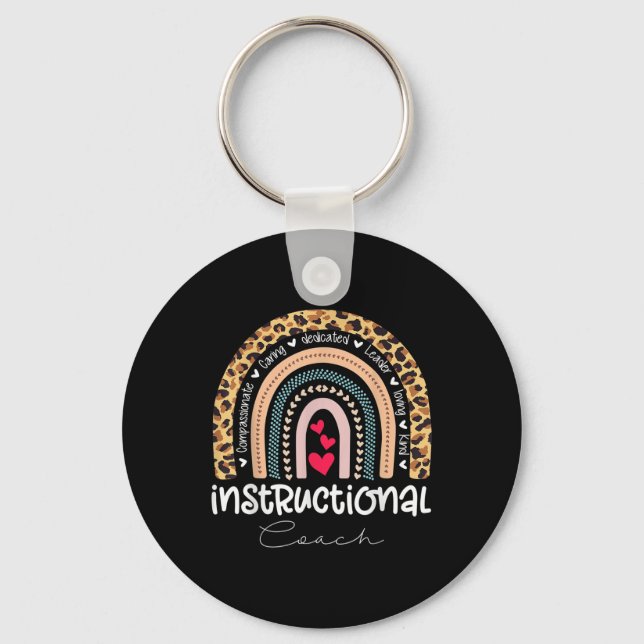 Instructional Coach Crew Matching Back To School L Key Ring (Front)