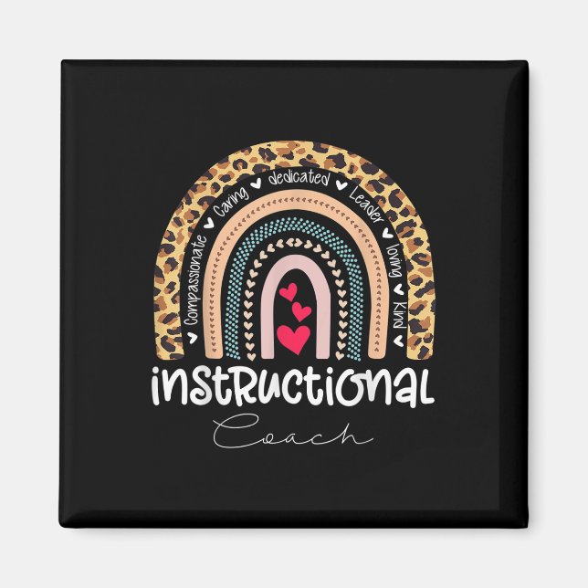 Instructional Coach Crew Matching Back To School L Magnet (Front)