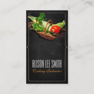 Instructional Cooking/Chef Business Card