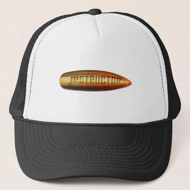 INSTRUCTOR Bullet Trucker Hat (Front)
