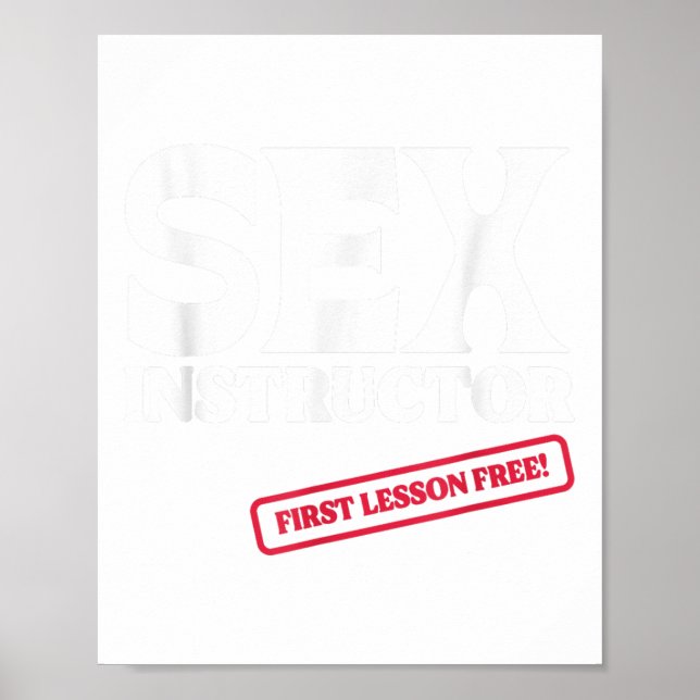 Instructor First Lesson Free! Bachelorette Party  Poster (Front)