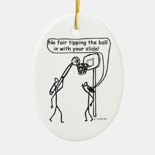 Instrument Basketball Ceramic Tree Decoration
