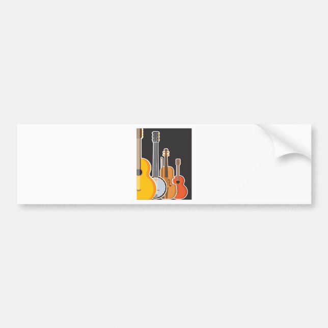 Instrument Medley Bumper Sticker (Front)