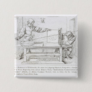 Instrument of Mathematical Precision 15 Cm Square Badge