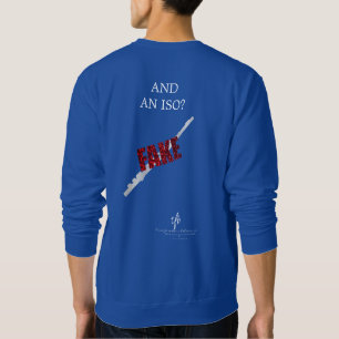 Instrument-Shaped Objects I Flute Wh. Txt. Sweatshirt