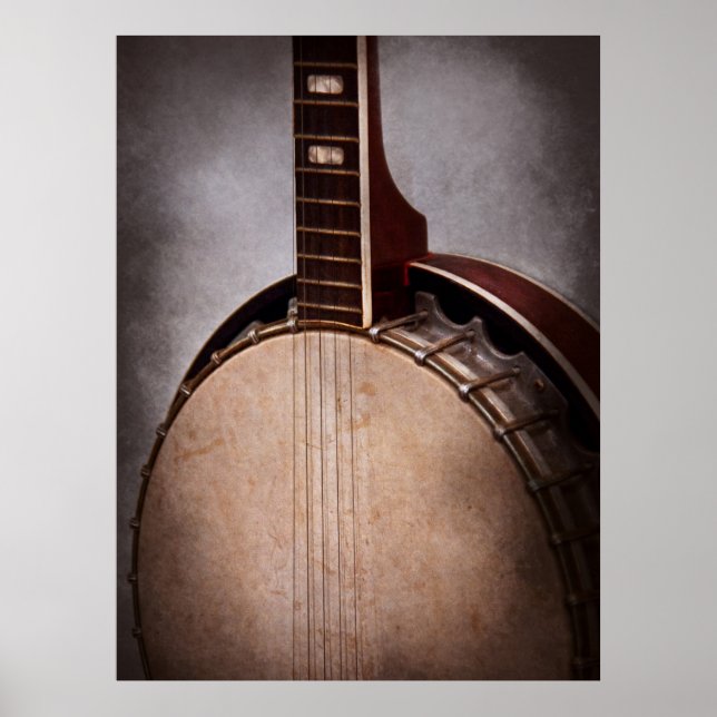 Instrument - String - A typical banjo Poster (Front)