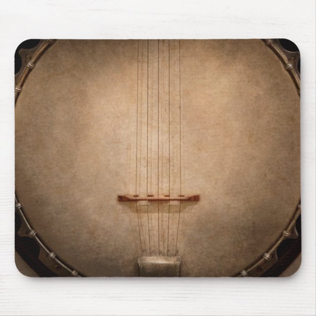 Instrument - String - I love banjo's Mouse Pad (Front)