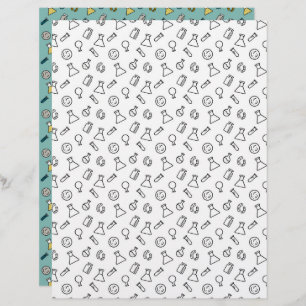 Instrumental Biology Laboratory Scrapbooking Paper