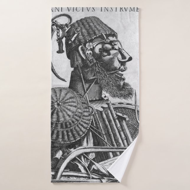 Instruments of Human Sustenance, Arcimboldo Bath Towel (Bath Towel)