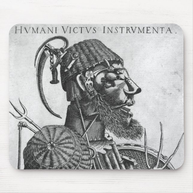 Instruments of Human Sustenance, Arcimboldo Mouse Pad (Front)
