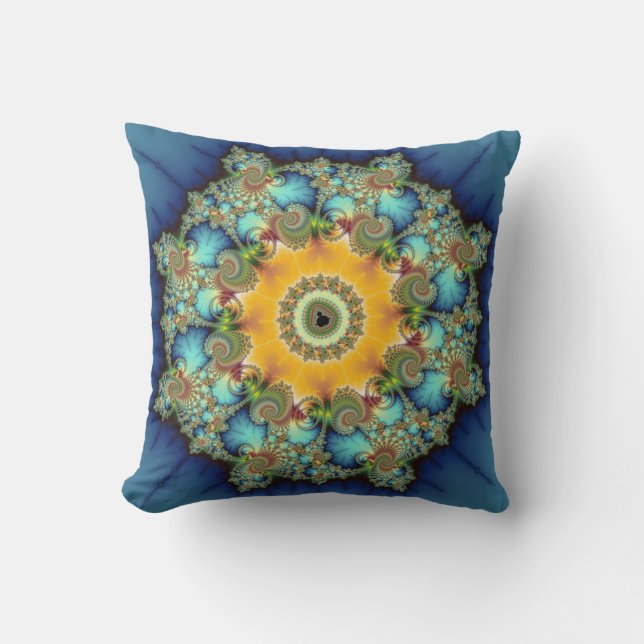 Insular - Mandelbrot Art Cushion (Front)