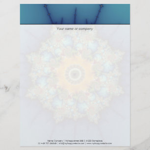Insular - Mandelbrot Art Customized Letterhead