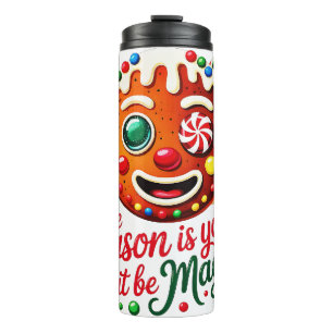 Insulated Thermal Tumbler: Magical Gingerbread Man Tumbler