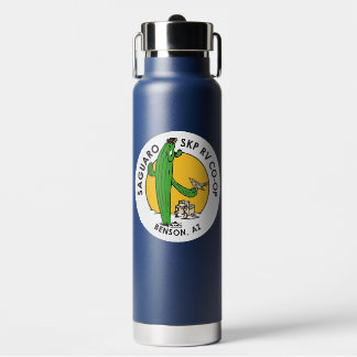 Insulated Water Bottle (25 oz w/pop-up straw)