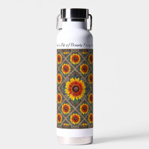 Insulated Water Bottle with Susie's Sunflowers5