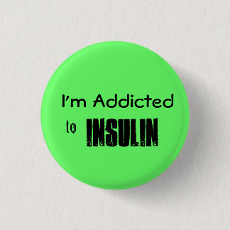 Insulin 3 Cm Round Badge