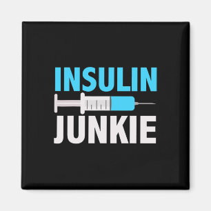 Insulin Junkie Cool Prevent Diabetes Gift1 Magnet