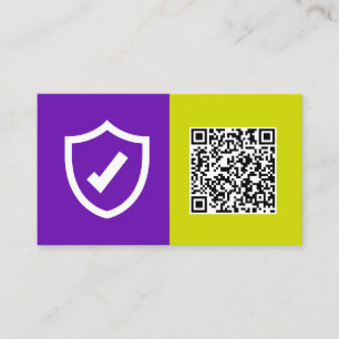 Insurance Agent Custom QR Business Card