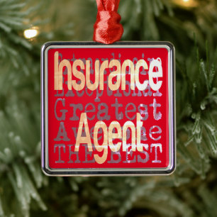 Insurance Agent Extraordinaire Metal Ornament