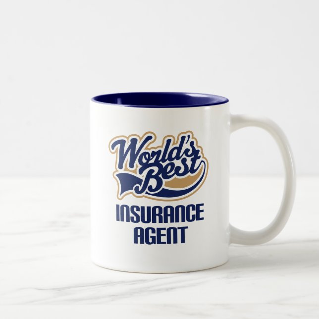 Insurance Agent Gift Two-Tone Coffee Mug (Right)