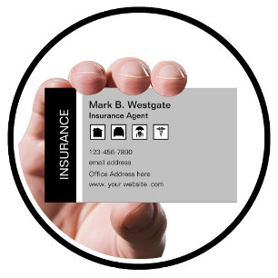 Insurance Agent Multi Line Rep Business Card