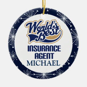 Insurance Agent Personalised Ornament