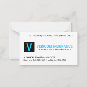 INSURANCE BROKER BUSINESS CARDS