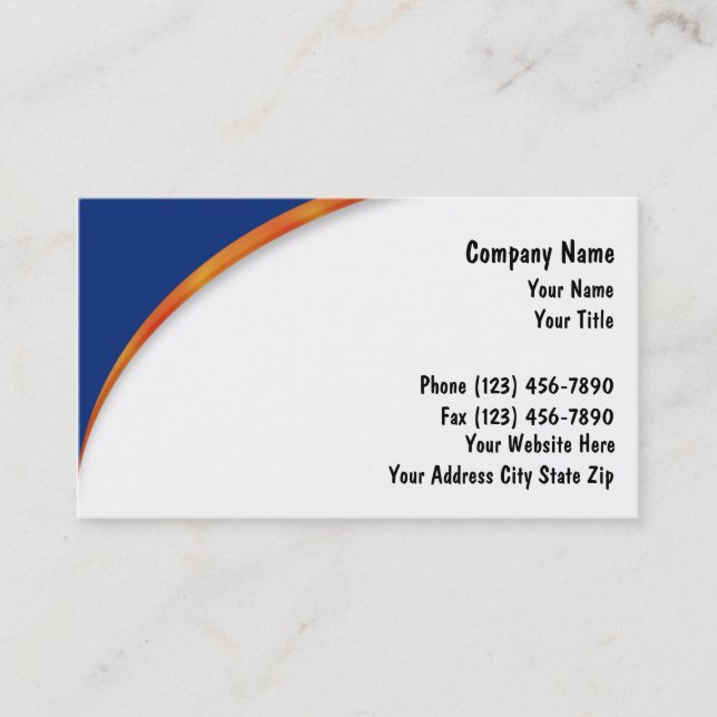 Insurance Business Cards (Front)